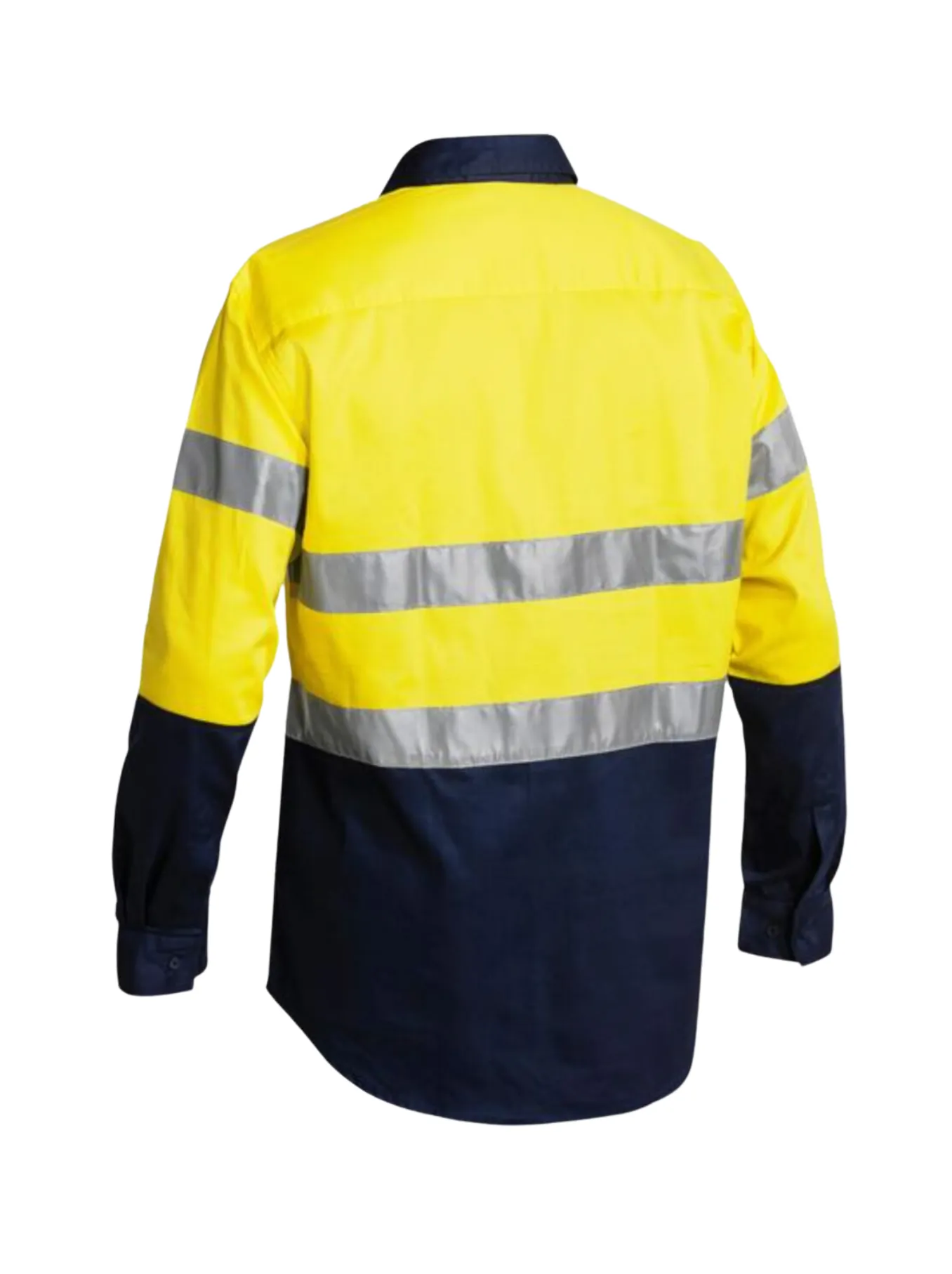 Bisley Taped Hi Vis Closed Front Drill Shirt