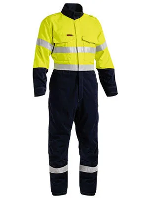 Bisley TenCate Tecasafe® Plus Taped 2 Tone Hi Vis FR Engineered Vented Coverall BC8086T
