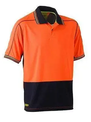 Bisley Workwear Hi-vis Polyester Mesh Polo Shirt BK1219