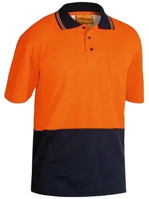 Bisley Workwear Hi-vis Short Sleeve Polo Shirt BK1234