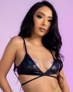 Black Spectrum Wrap Bikini