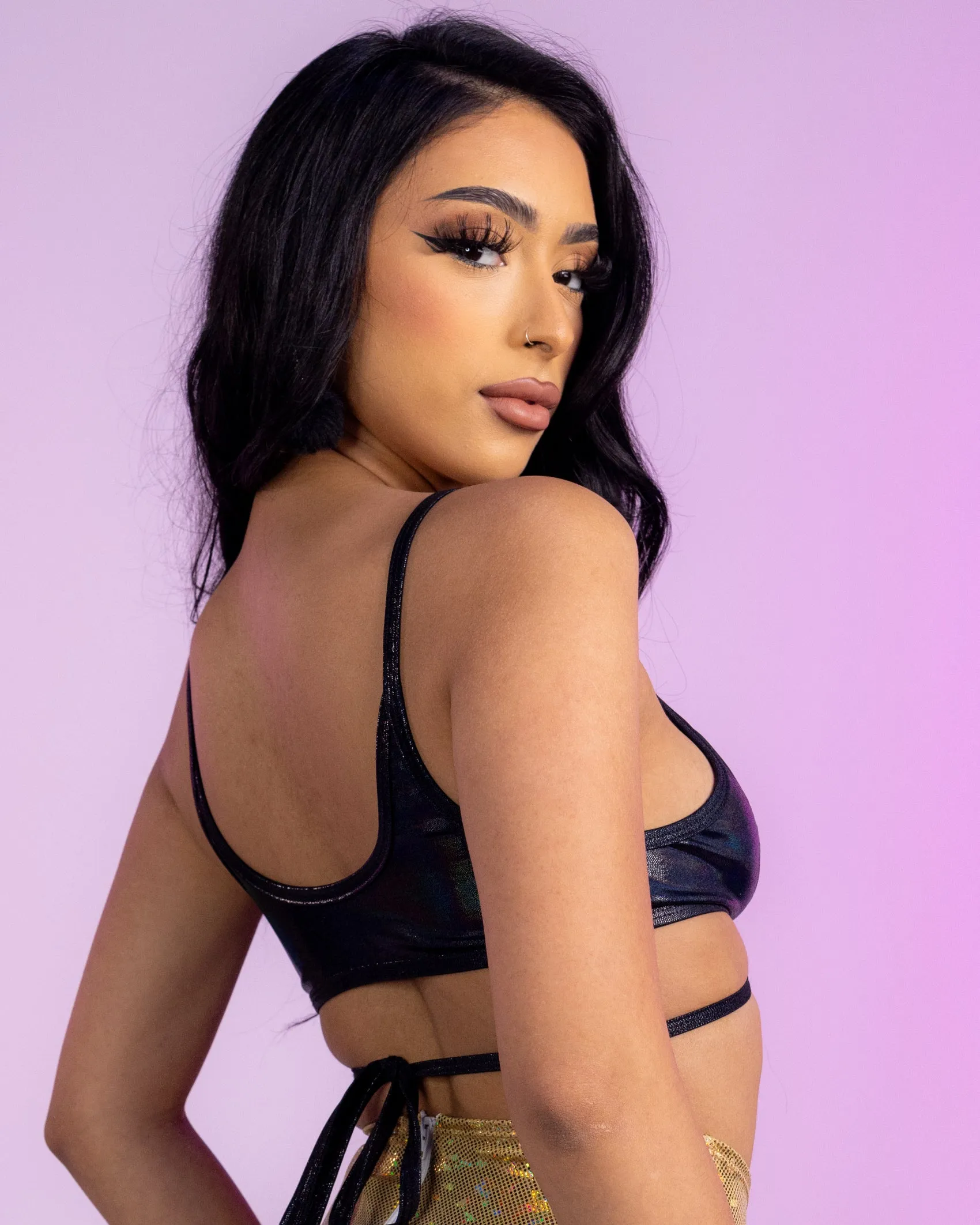 Black Spectrum Wrap Bikini