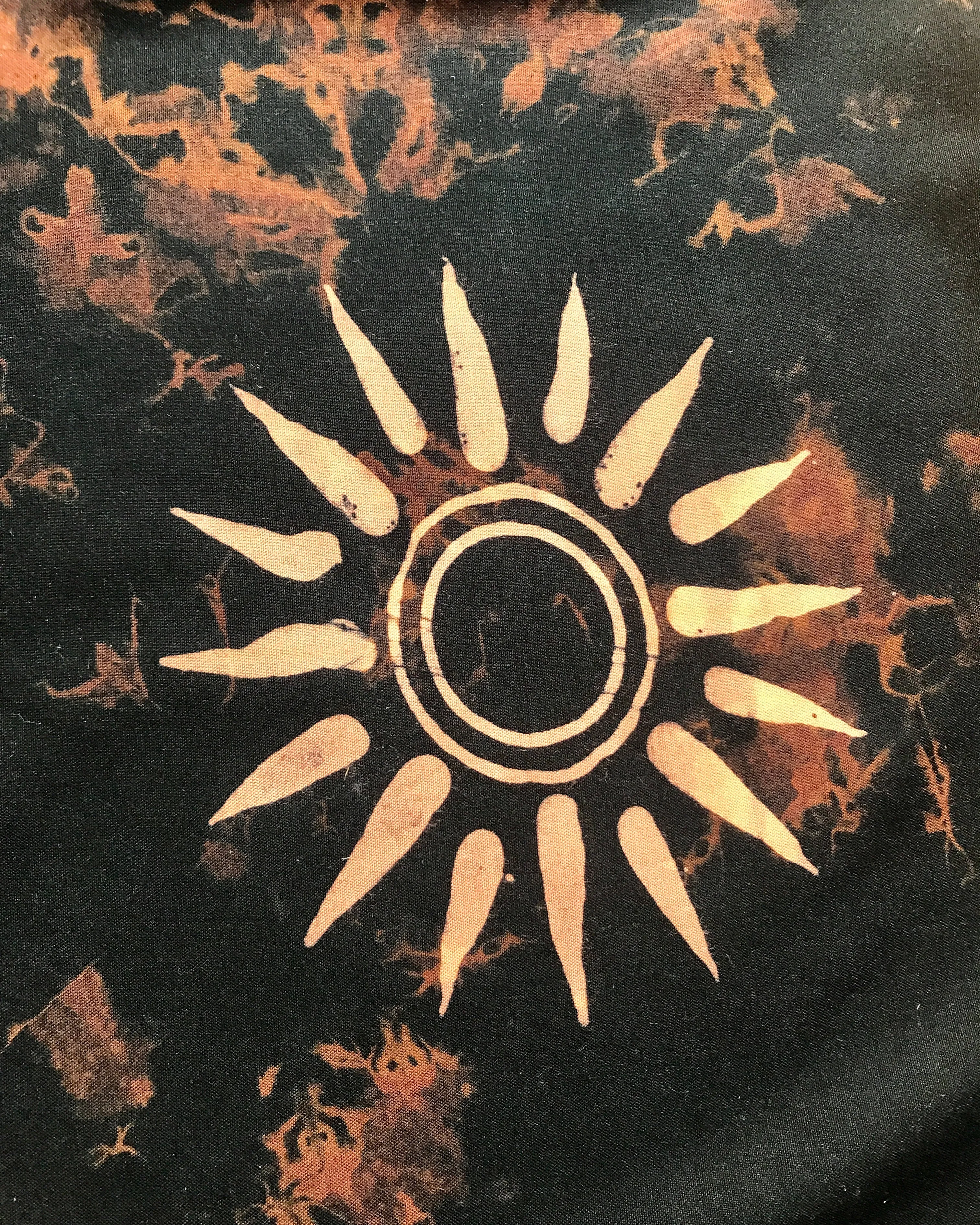 Black Sun Wrap Top