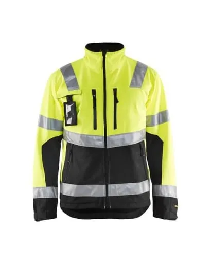 Blaklader Workwear High Visibility 3 Layer Softshell Jacket - Class 2 Reflective - 4900