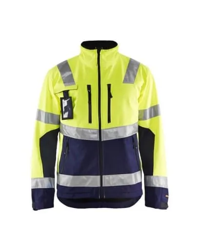 Blaklader Workwear High Visibility 3 Layer Softshell Jacket - Class 2 Reflective - 4900