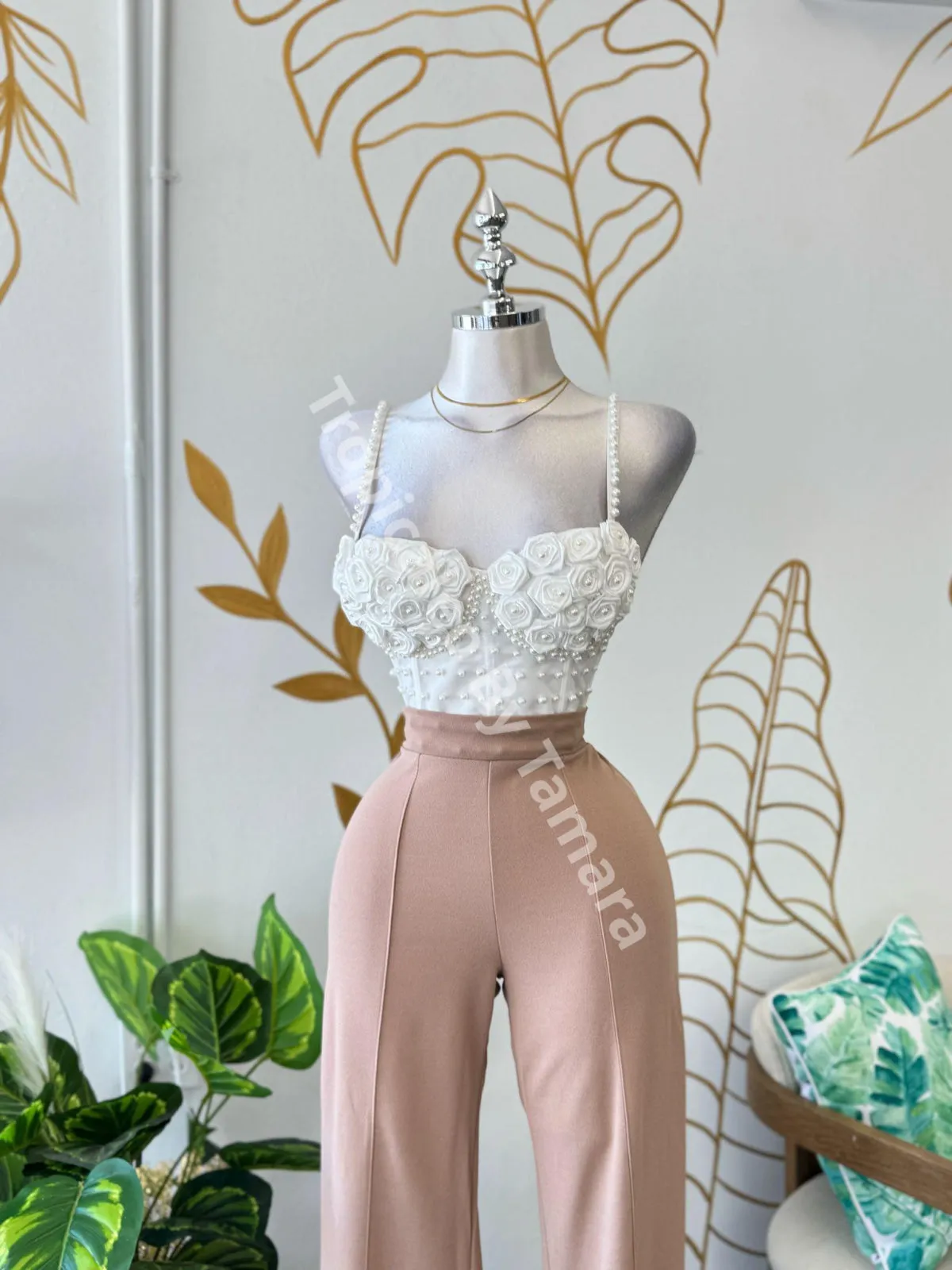 Blush Cream Smooth Pant
