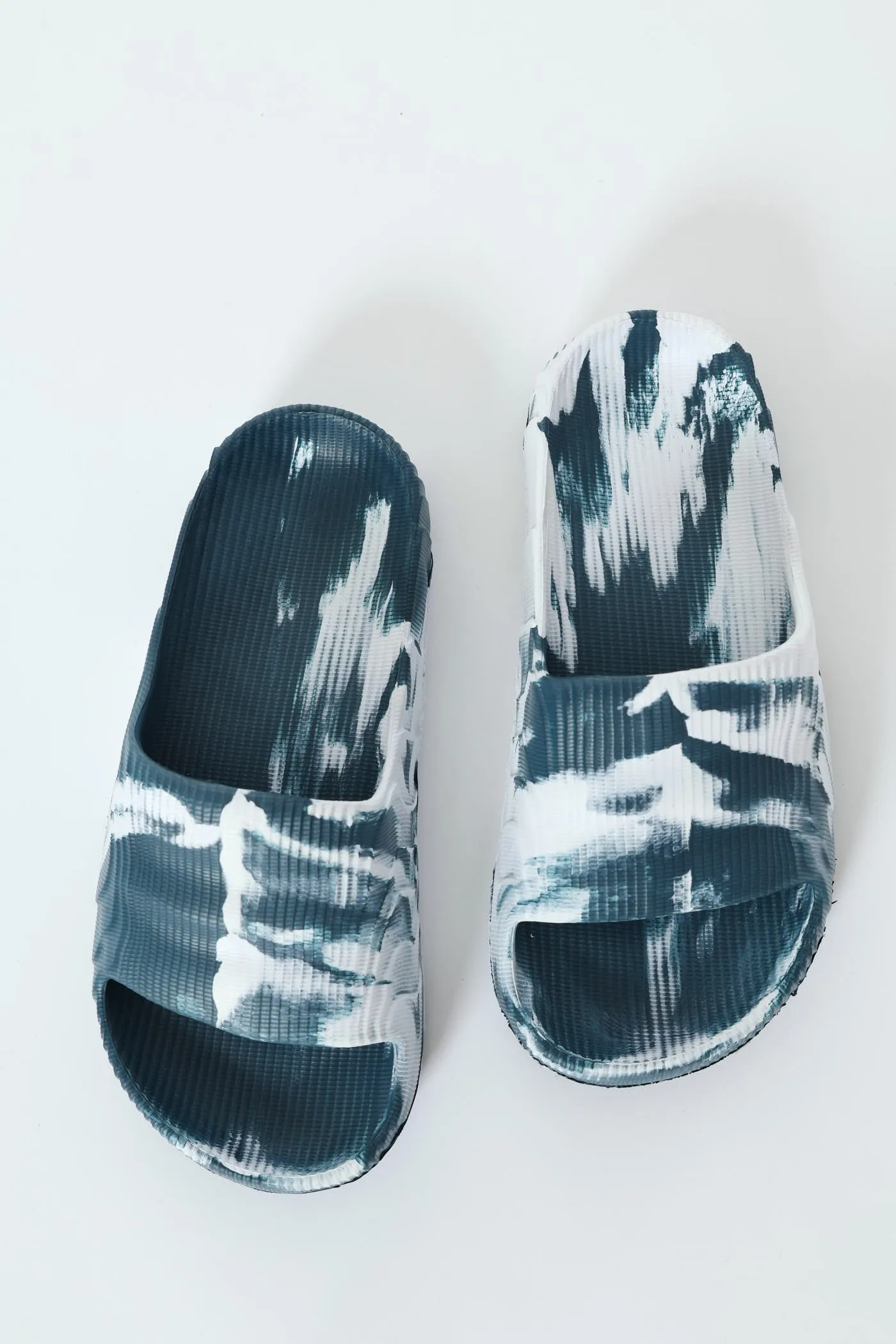 Boys 3D Moulded Slide - Teal