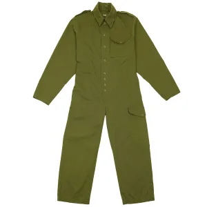 British Army Coveralls Olive Green Press Stud Closure - Grade 1