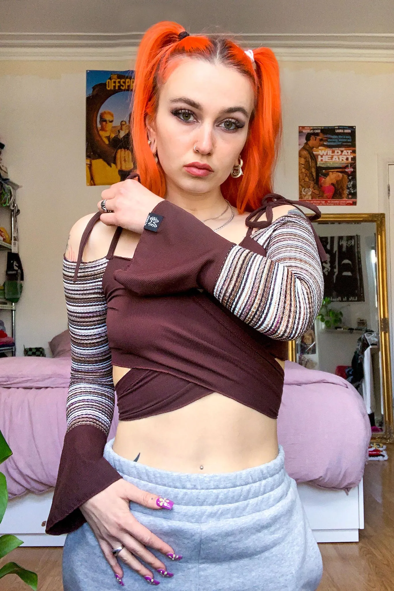 Brownie Wrap Cardigan