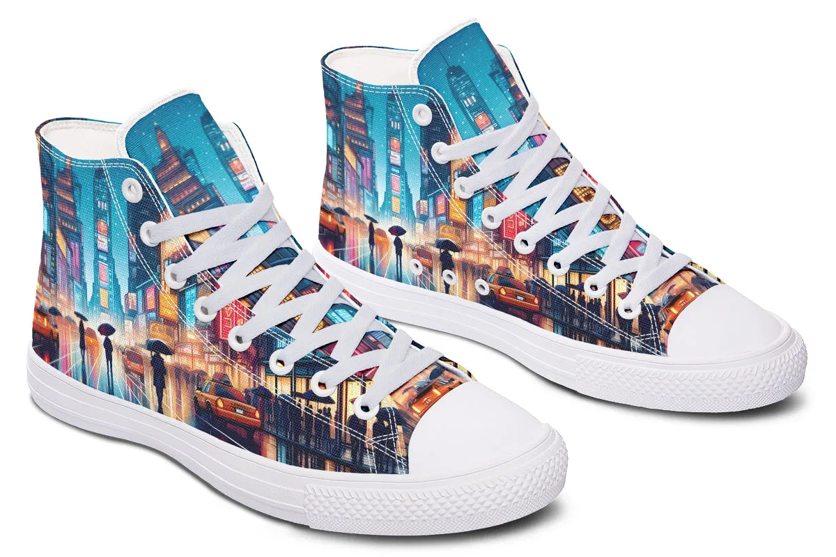 Busy Square Rain High Tops