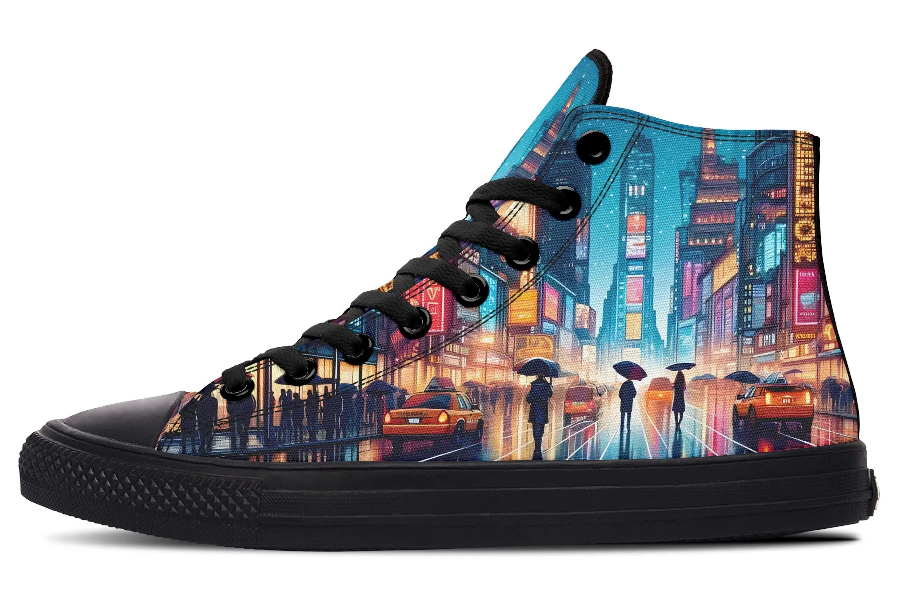 Busy Square Rain High Tops