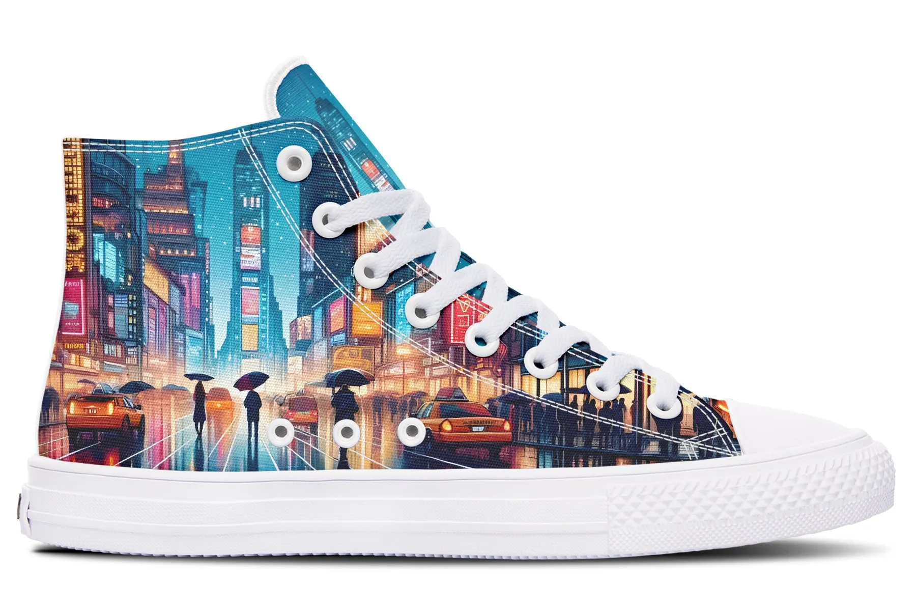 Busy Square Rain High Tops