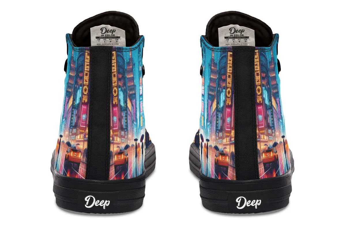 Busy Square Rain High Tops