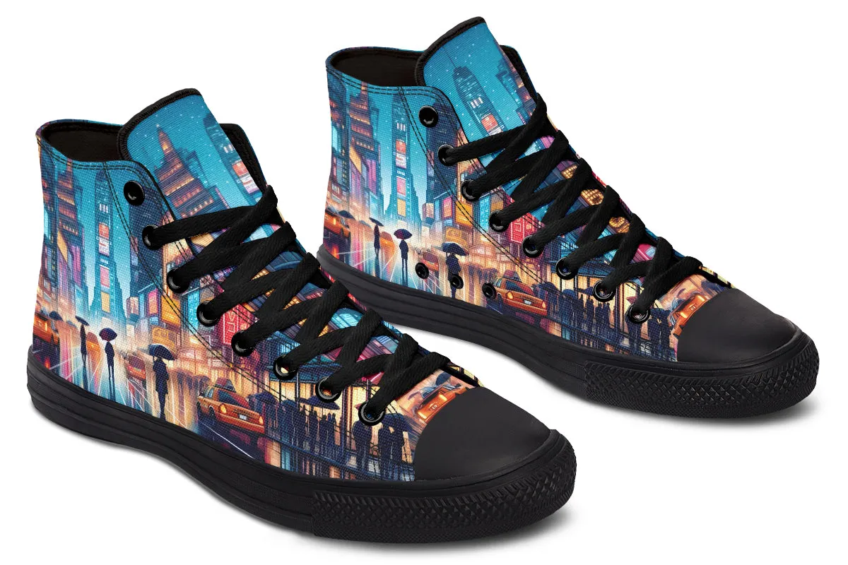 Busy Square Rain High Tops