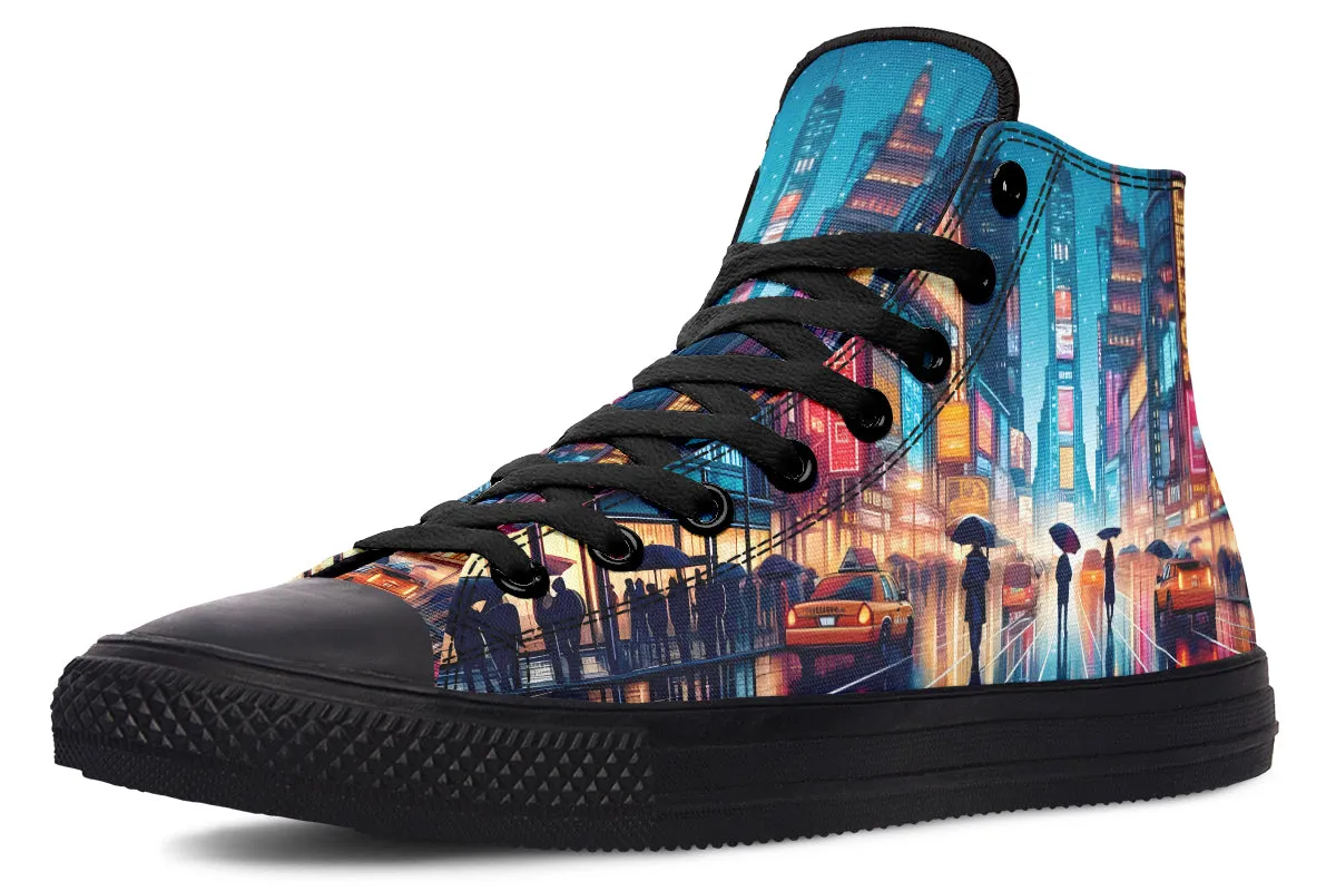 Busy Square Rain High Tops
