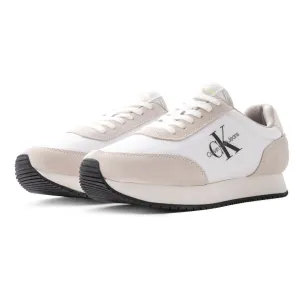 Calvin Klein Jeans Retro Runner SU-NY Mono Trainer - WHTGRYBLK