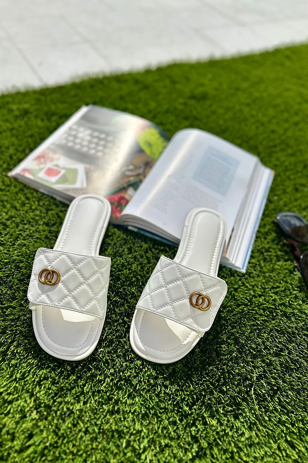 Carie Quilted Sandals