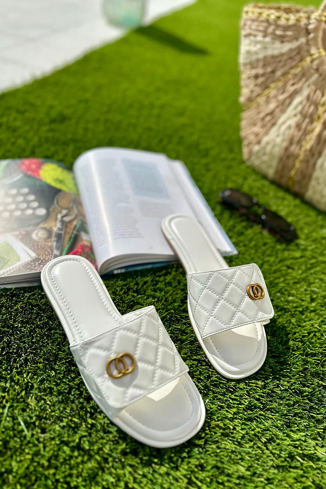 Carie Quilted Sandals