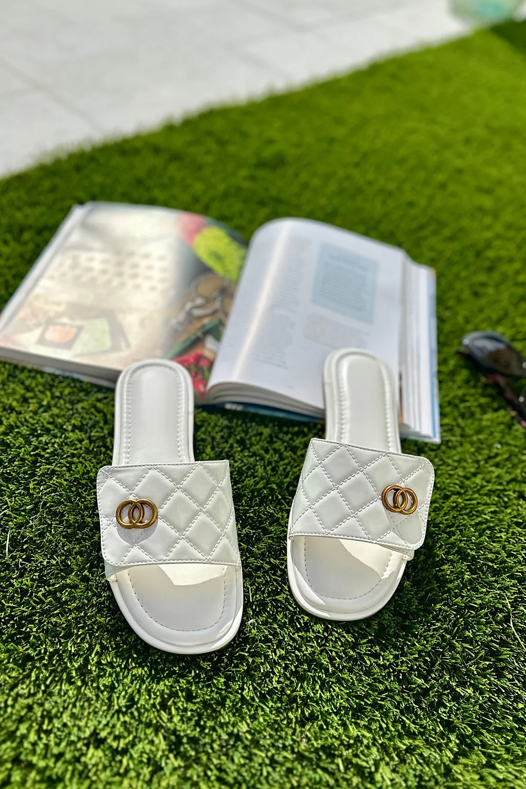Carie Quilted Sandals