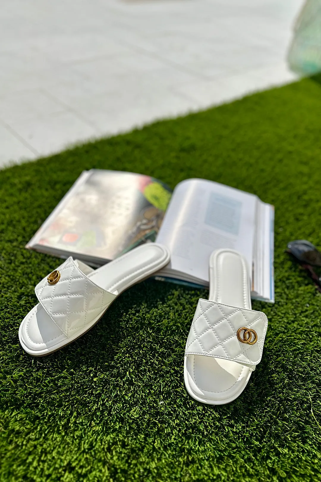 Carie Quilted Sandals