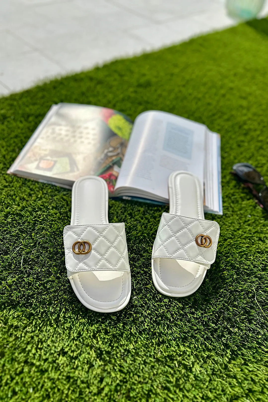 Carie Quilted Sandals