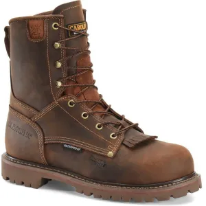 Carolina Men's 28 Series 8” Waterproof Composite Toe Work Boot - Kharthoum Cigar - CA8528