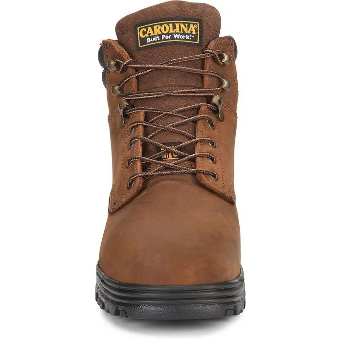 Carolina Men's Foreman 6" Steel Toe Waterproof Metguard Work Boot -Brown- CA3527