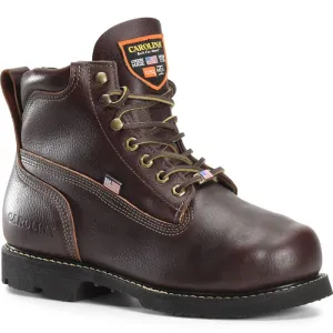 Carolina Men's INT 2.0 6" Steel Toe Internal Metguard Work Boot - Brown - CA517