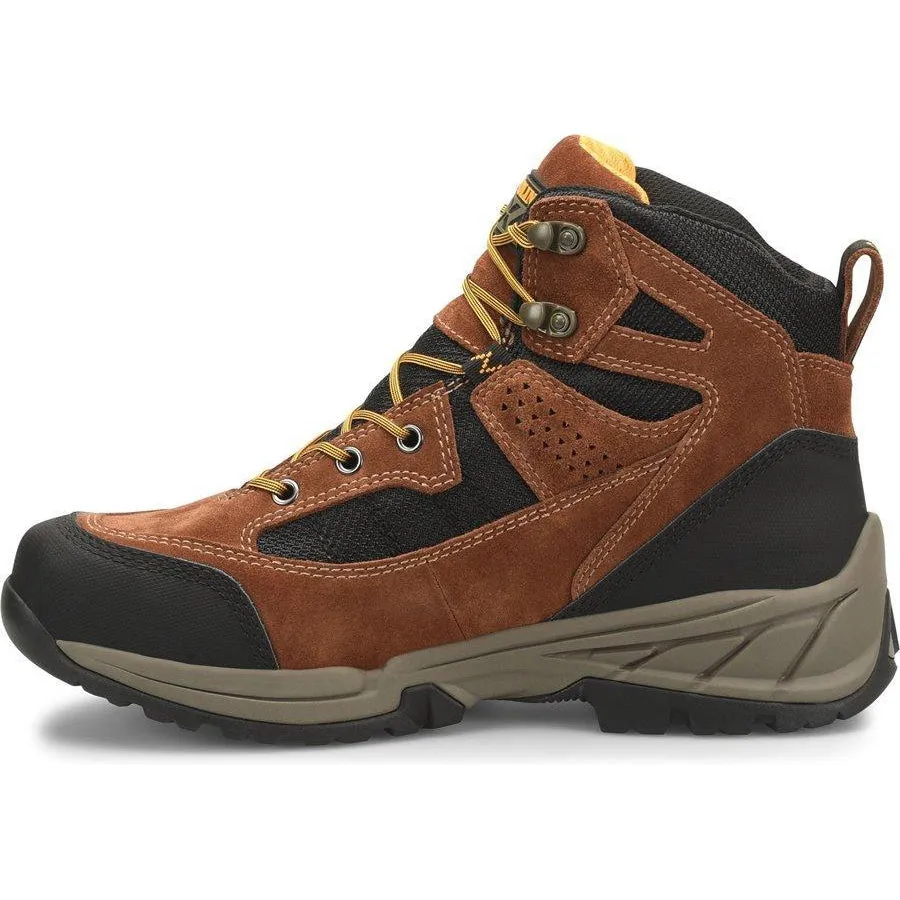 Carolina Men's Limestone 6" Steel Toe Waterproof Hiker Work Shoe Brown- CA5546