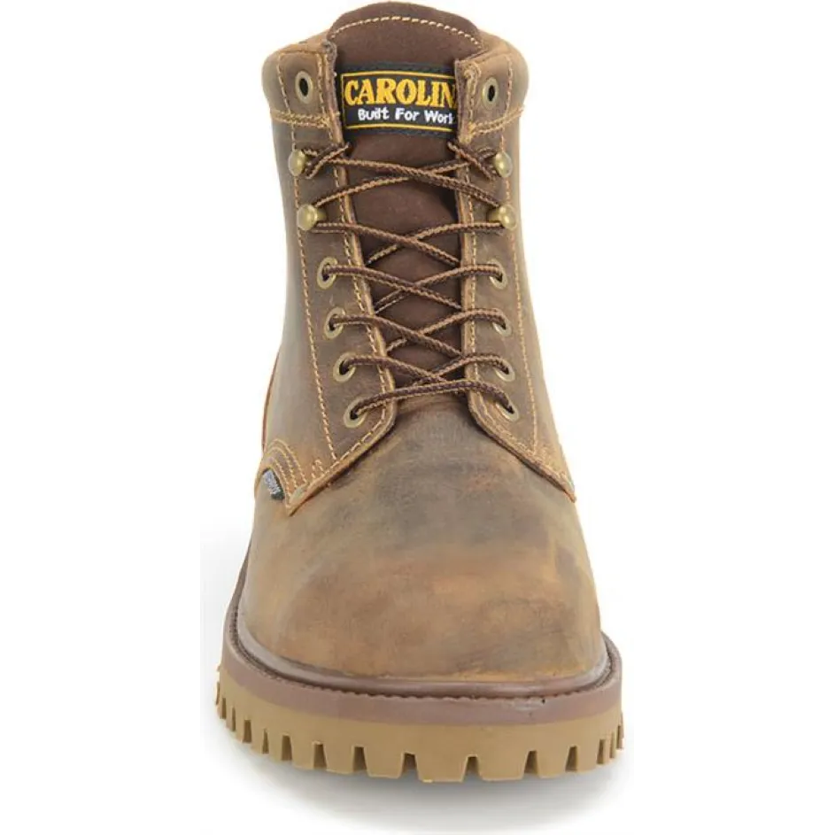 Carolina Men's Marlboro Lo 6" Steel Toe Waterproof Work Boot - Brown - CA7558