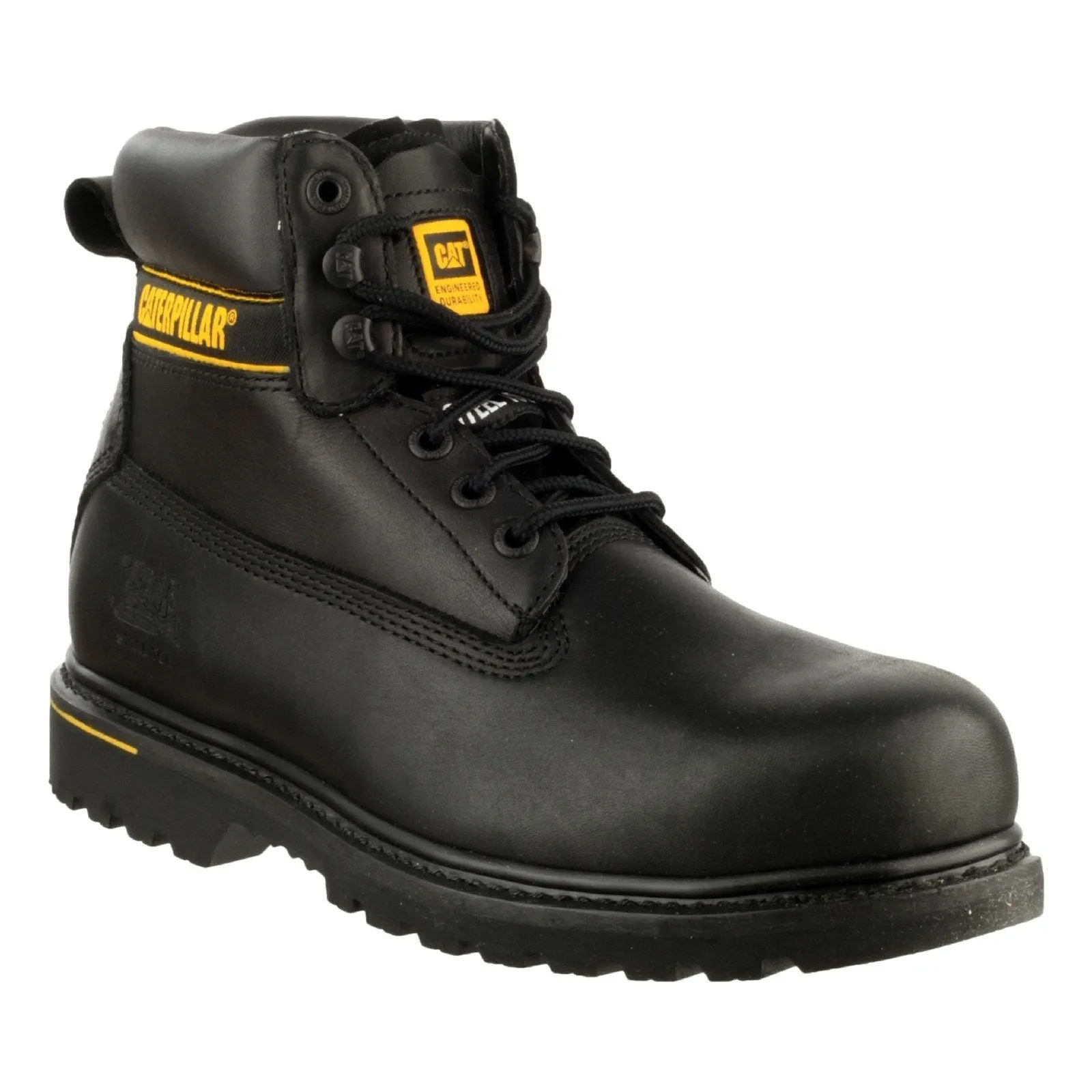 Caterpillar NEW Holton S3 Wide-Fit Safety Boots | Steel Toe Cap