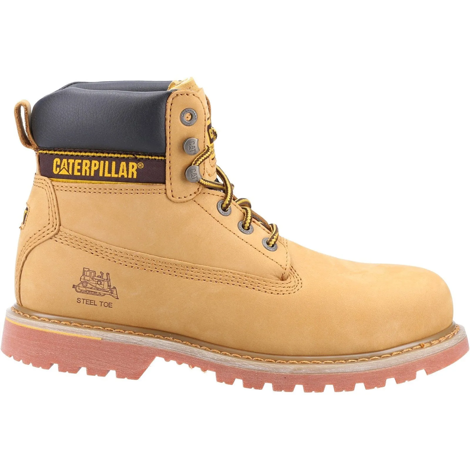 Caterpillar NEW Holton SB Wide-Fit Safety Boots | Steel Toe Cap