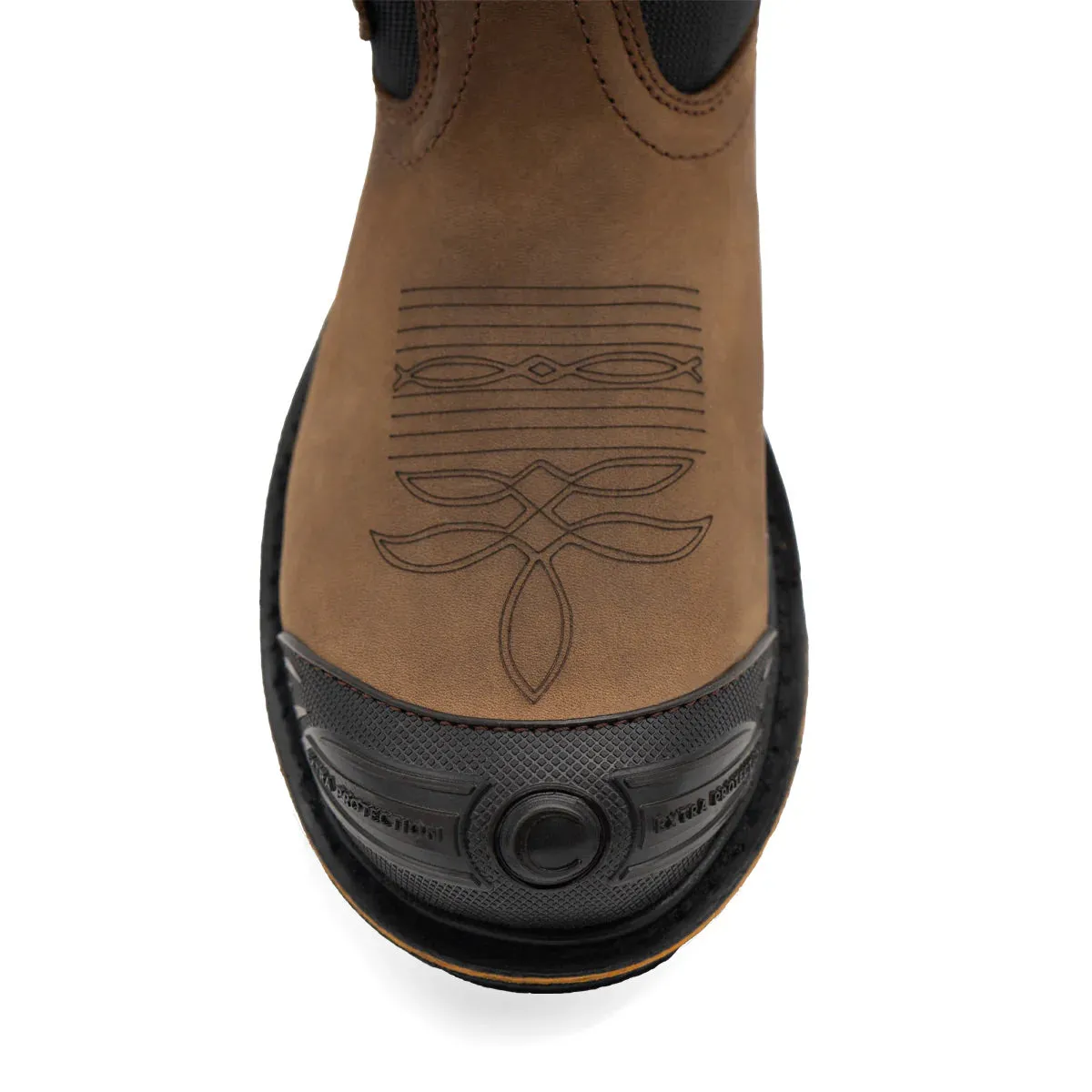 Cebu HL200 Heavy Duty Pull On 10" Work Boots - Steel Toe