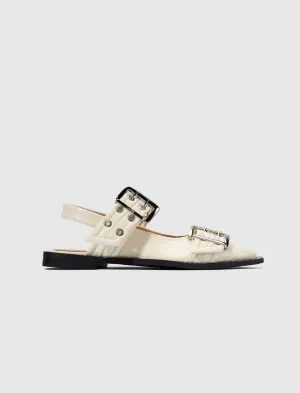 CHUNKY BUCKLE BALLERINA NAPLACK