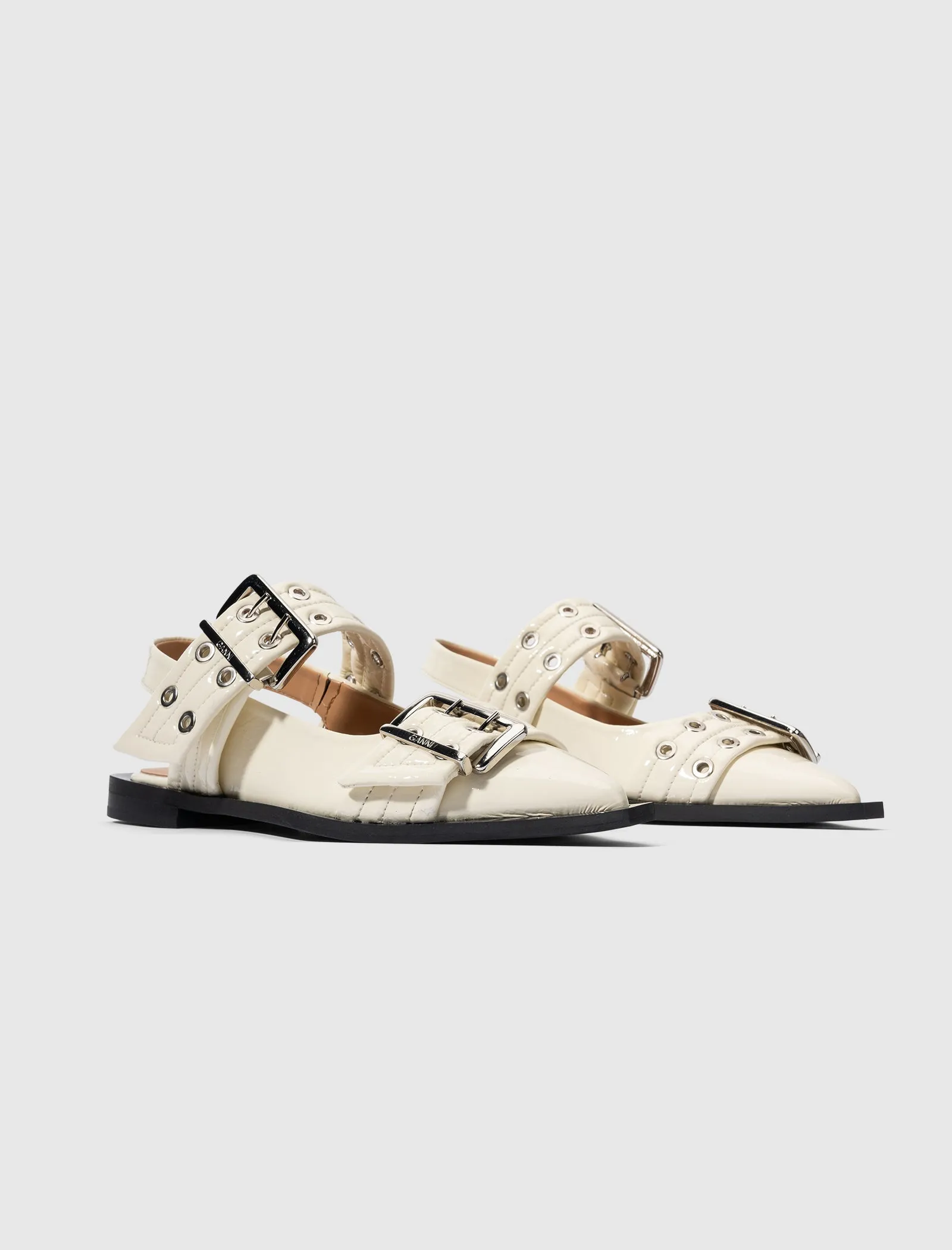 CHUNKY BUCKLE BALLERINA NAPLACK