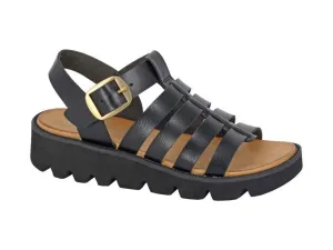Cipriata L415A Womens T-Bar Wedge Sandal