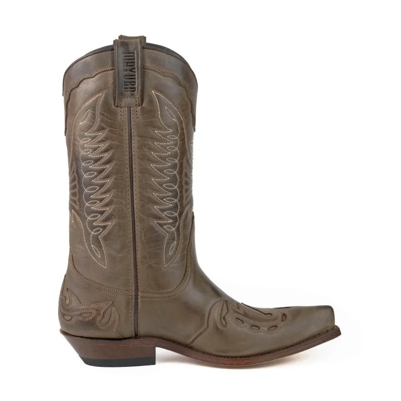 Cowboy Boots for Women and Men Handcrafted Brown Leather 17 Texanas