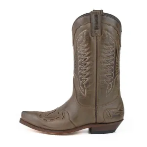 Cowboy Boots for Women and Men Handcrafted Brown Leather 17 Texanas