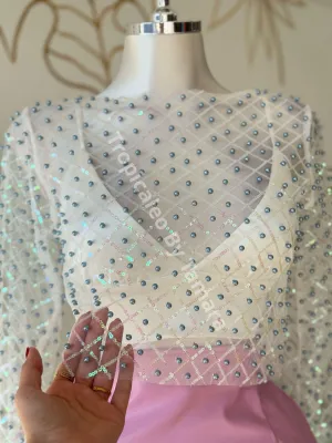 Crystal Mesh Top