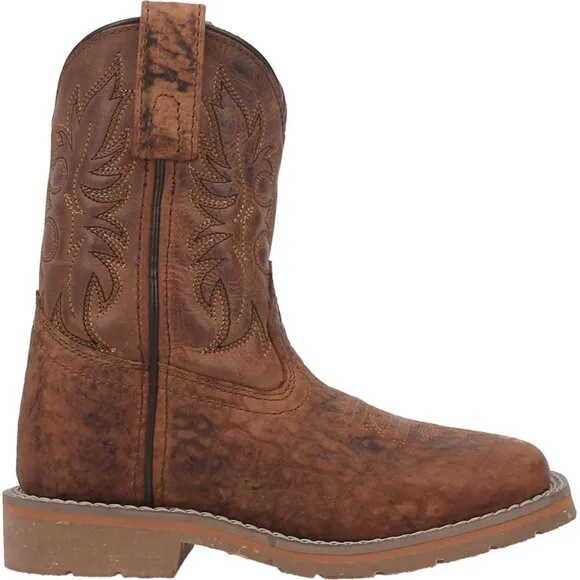Dan Post Durant JR Leather Wide Square Toe Boots
