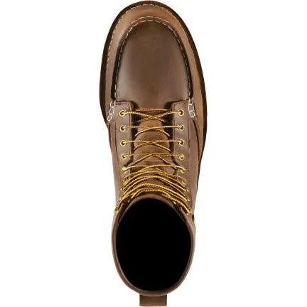 Danner Bull Run 8 Inch Steel Toe USA Made Work Boots - Wedge Boot 15542