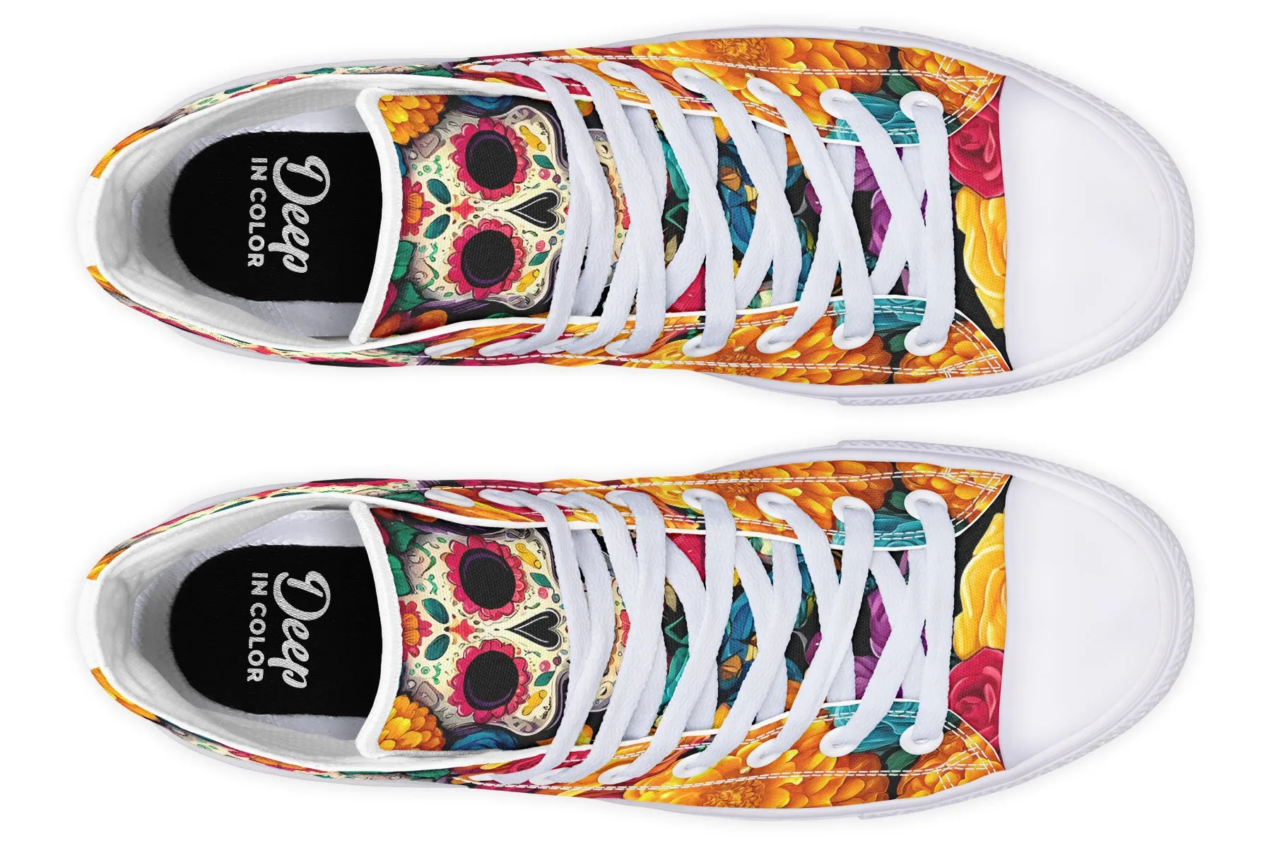 Dia De Muertos High Tops