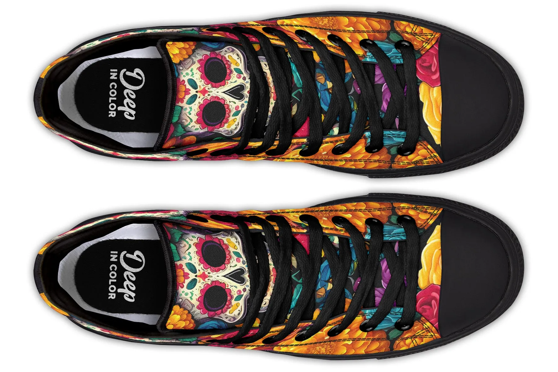 Dia De Muertos High Tops