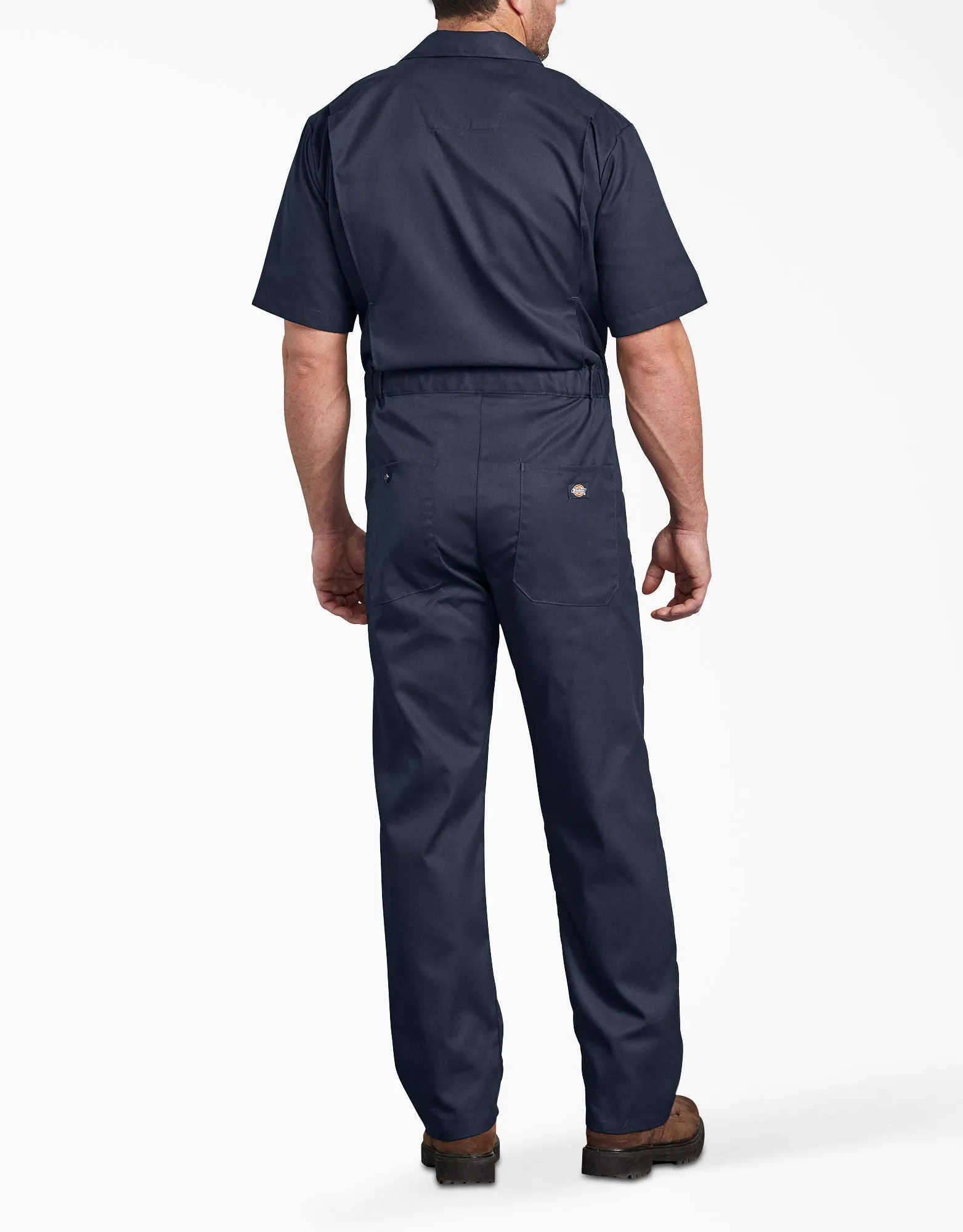 Dickies Short Sleeve Flex Coveralls for Men - Dark Navy