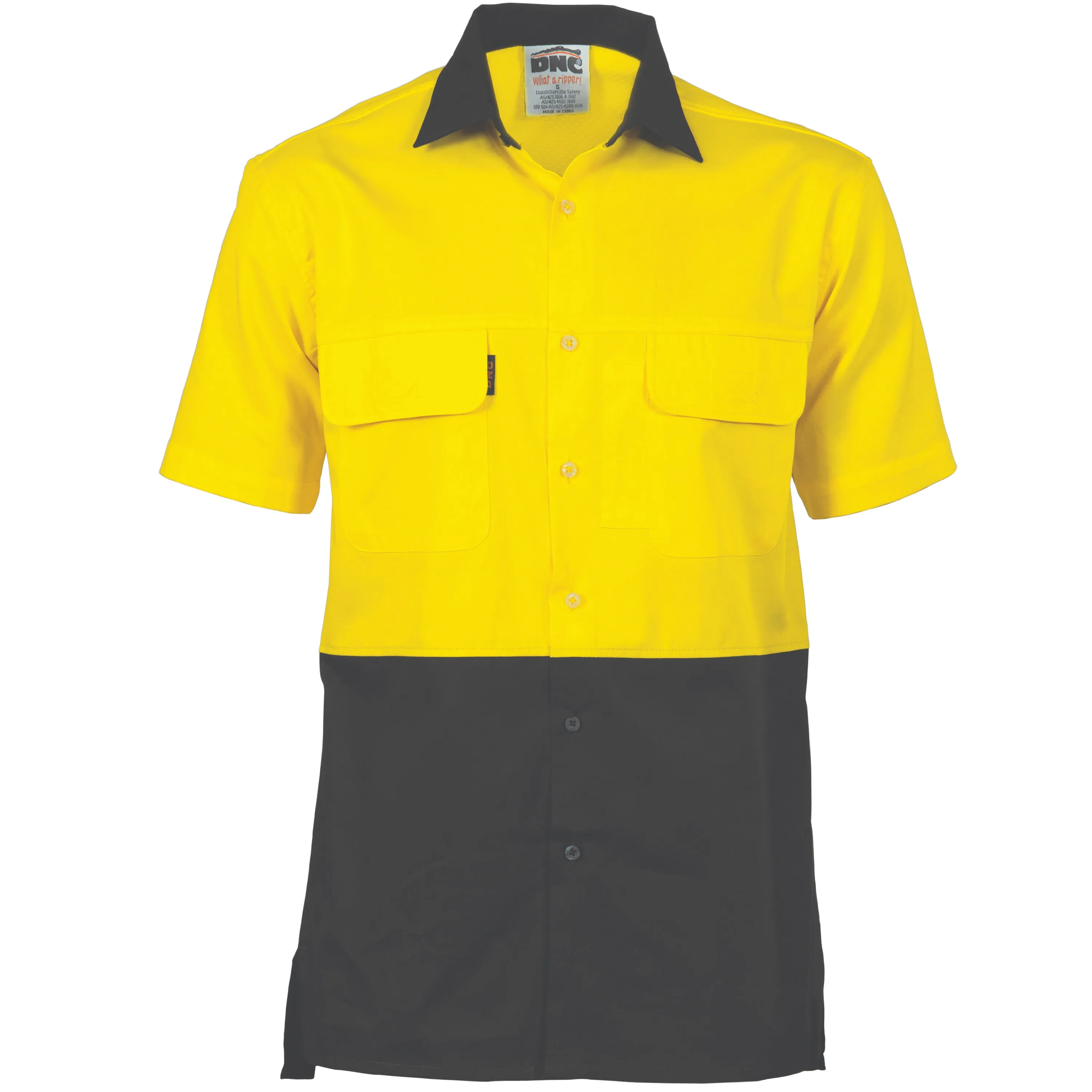 DNC HiVis 3 Way Cool-Breeze Cotton Shirt - short sleeve 3937