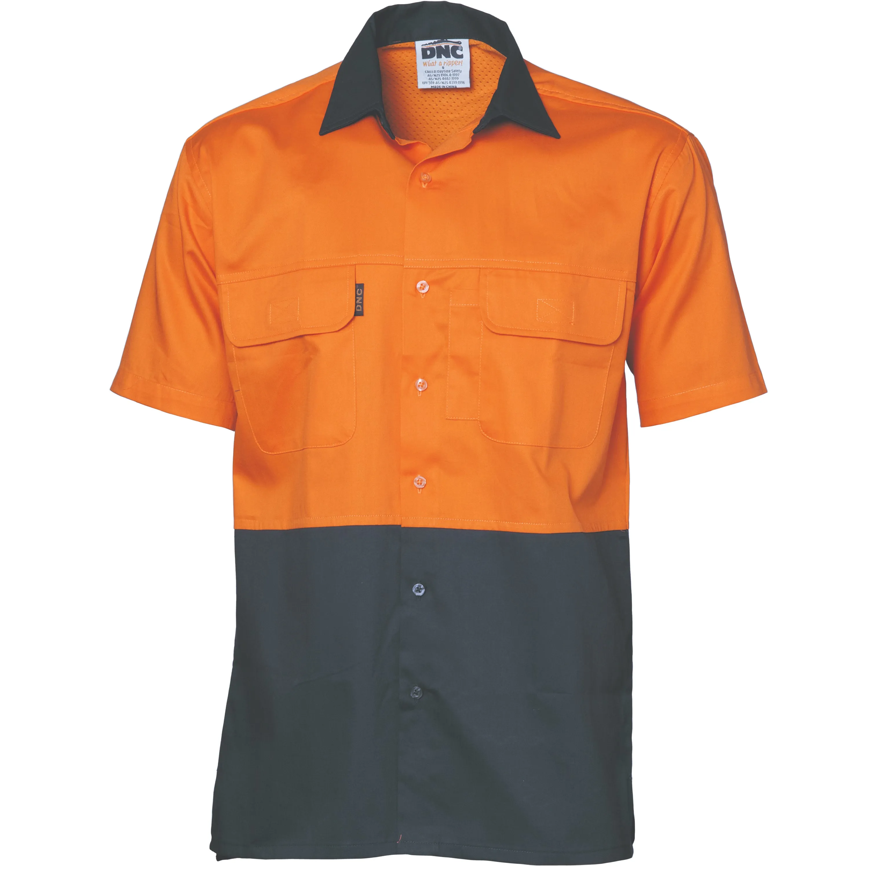 DNC HiVis 3 Way Cool-Breeze Cotton Shirt - short sleeve 3937