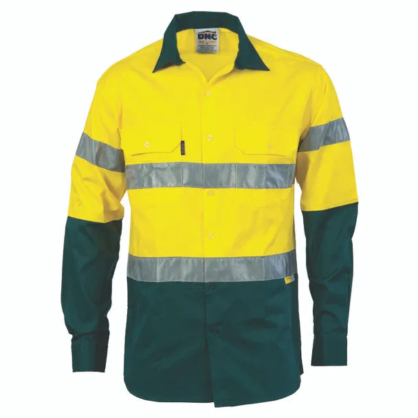 DNC Hivis D/n 2 Tone Drill Shirt (3536)