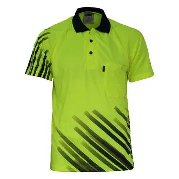 Dnc Hivis Sublimated Stripe Polo (3565)