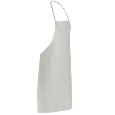 DuPont TY273B Bib Apron, 28" x 36" Neck Loop & Waist Ties, Bound Seams, White (Case of 100)