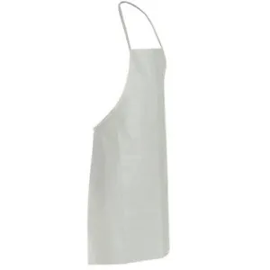 DuPont TY273B Bib Apron, 28" x 36" Neck Loop & Waist Ties, Bound Seams, White (Case of 100)
